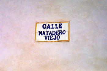 Placa de calle, Cuenca