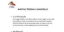TUTORIAL MANTITAS TEJIDAS