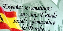Fragmento del artículo 1 de la Constitución Española de 1978