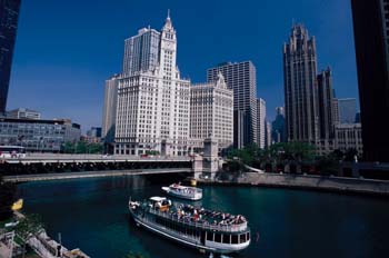 Vista de Chicago, Illinois, Estados Unidos