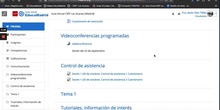 Acceso videoconferencias y control de asistencia
