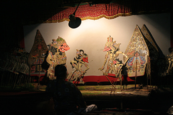 Marionetas, Teatro de sombras, Jogyakarta, Indonesia