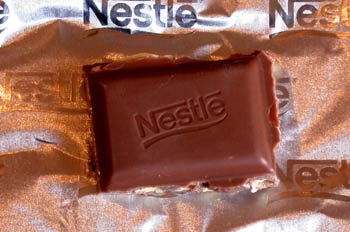 Porción de chocolate