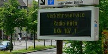 Sistema de señalización urbana, Colonia, Alemania