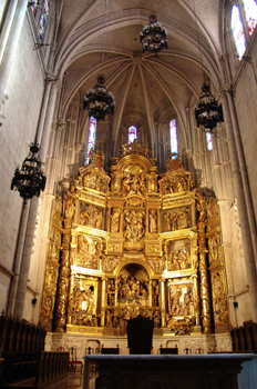 Retablo mayor, Catedral de Burgo de Osma, Soria, Castilla y León
