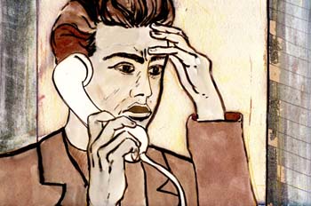 El inocente: Noticia por teléfono