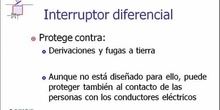 Cuadro general de protección