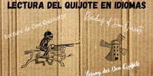 Día del libro en la EOI de Parla - Lectura del Quijote en idiomas