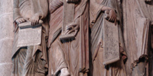 Detalle del Pórtico de la Gloria, Catedral de Santiago de Compos