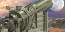 De la Tierra a la Luna: El cañón impulsor