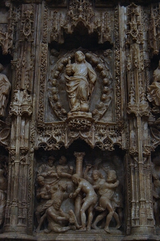 Escena de la flagelación de Jesús, Huesca