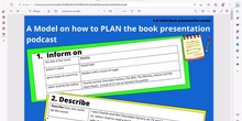 1 ESO 3.5 SPEAKING PERSUASIVE TEXT: MODEL TEMPLATE- BOOK PODCAST