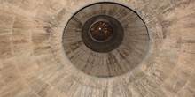 Detalle del final de la escalera de caracol, Sagrada Familia, Ba