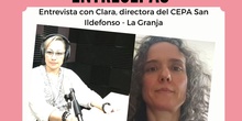 Entrevista a Clara, directora del CEPA San Ildefonso de La Granja