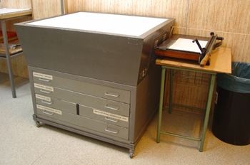 Mesa luminosa de montaje