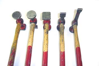 Martillos de repasar chapa