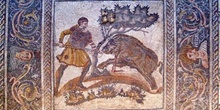 Mosaico en el Museo Romano de Mérida, Badajoz