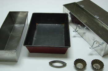 Moldes, vista general de distintos tipos de moldes