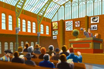 De la Tierra a la Luna: Miembros del Gun-Club