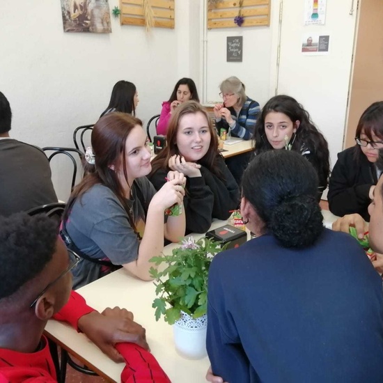 Visita de alumnos daneses al instituto 8
