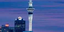 Auckland (Nueva Zelanda) de noche