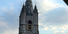 Detalle de la Torre Belfort, Gante, Bélgica