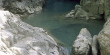 Poza en el río Alcanadre, Huesca