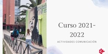 Resumen Actividades Departamento Comunicación curso 2021-22