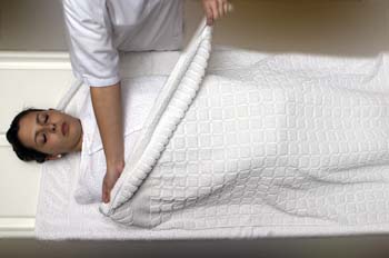 Aplicación localizada de parafangos: tapado de envoltura. Paso 2