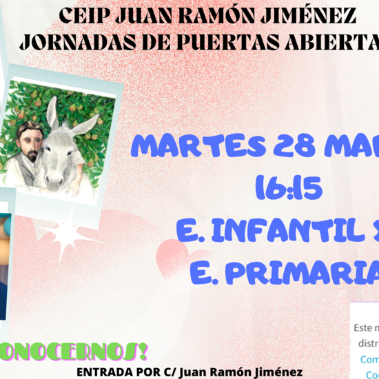 Jornadas puertas abiertas Infantil y Primaria