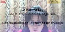 Puesta en común de lo tratado en las mesas del área de Finanzas y seguros