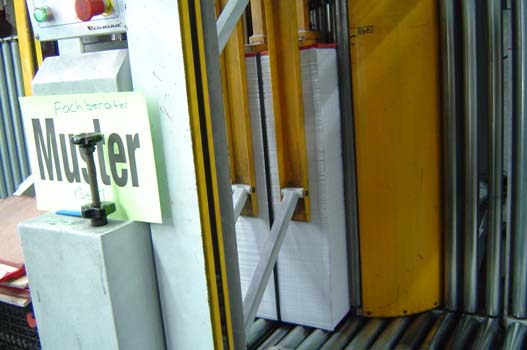 Sistema de paletización en bloque