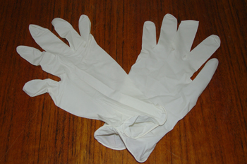 Guantes de látex