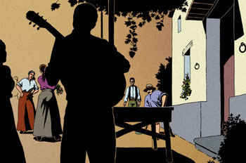 La venta de los gatos: Venta llena de gente