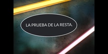 PRIMARIA - PRUEBA DE LA RESTA - P. T. - FORMACIÓN