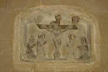 Grabado crucificción, Huesca