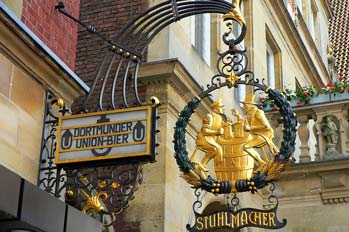 Símbolo gremial de cervecería de Dortmund, Alemania