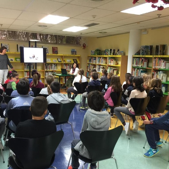 2019_Quinto B visita la biblioteca municipal_CEIP FDLR_Las Rozas 12
