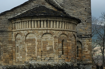 Iglesia de San Pedro de Lárrede. Cabecera del templo, Huesca