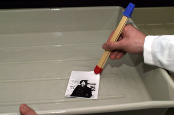 Agitando en el fijador