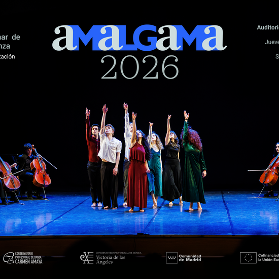 Cartel Amalgama 26 (con fechas y horas de las funciones).