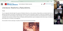 El Realismo y el Naturalismo