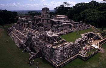 Gran Palacio, Palenque, México