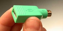 Informática, adaptador de conector USB a conector PS2