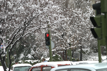 Calles nevadas, Comunidad de Madrid
