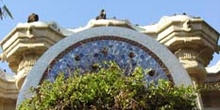 Banco serpenteante, Parque Güell, Barcelona