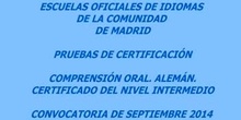Certificado de Nivel Intermedio (B1). Alemán. Modelo B