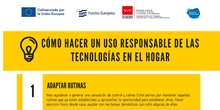 Guía cómo hacer un uso responsable de las tecnologías en el hogar