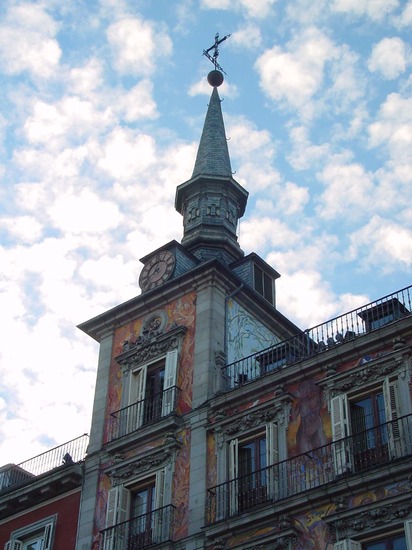 Torreón de la Casa de la Panadería en la Plaza Mayor de Madrid