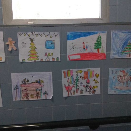 2018_12_1ºC despide el primer trimestre con alegría y manualidades_CEIP FDLR_Las Rozas 8